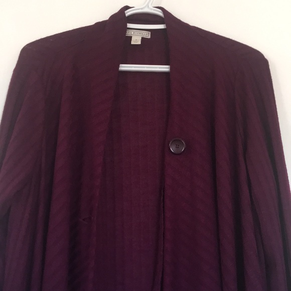 Womens Purple Cardigan - Picture 2 of 3